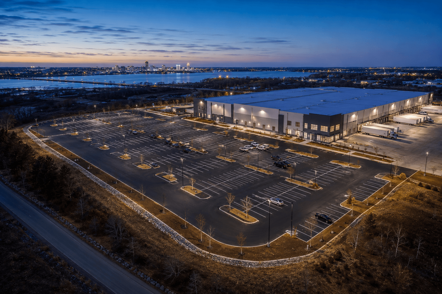 Commercial asphalt paving contractor serving parking lots across Rhode Island state