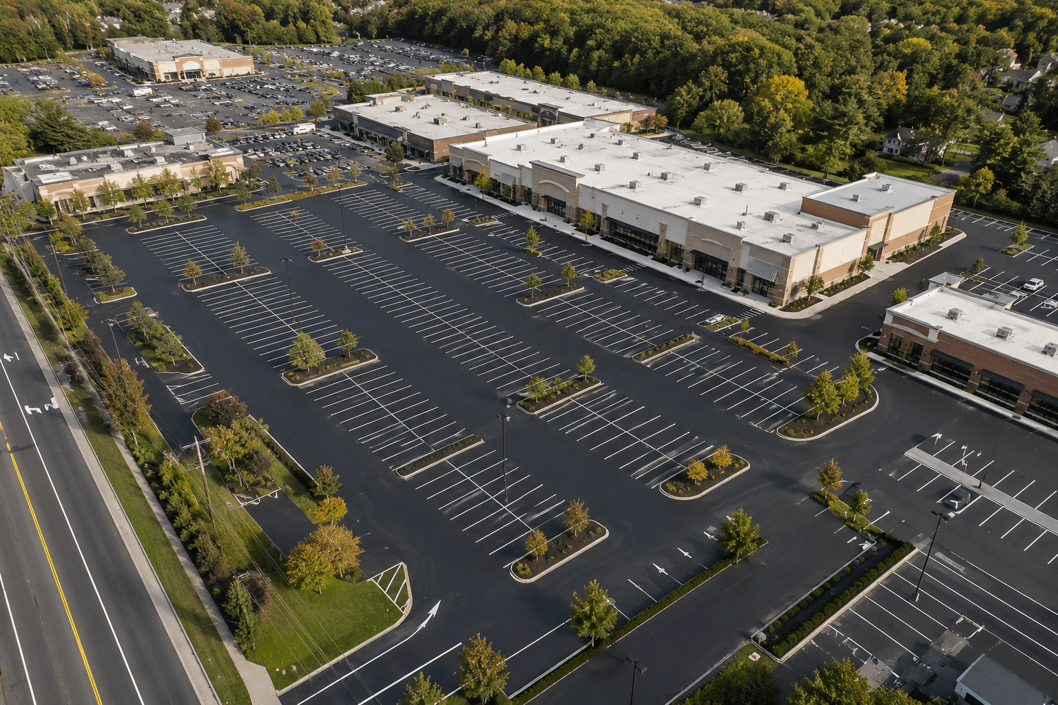 Commercial asphalt paving contractor serving parking lots across Brooklyn, New York