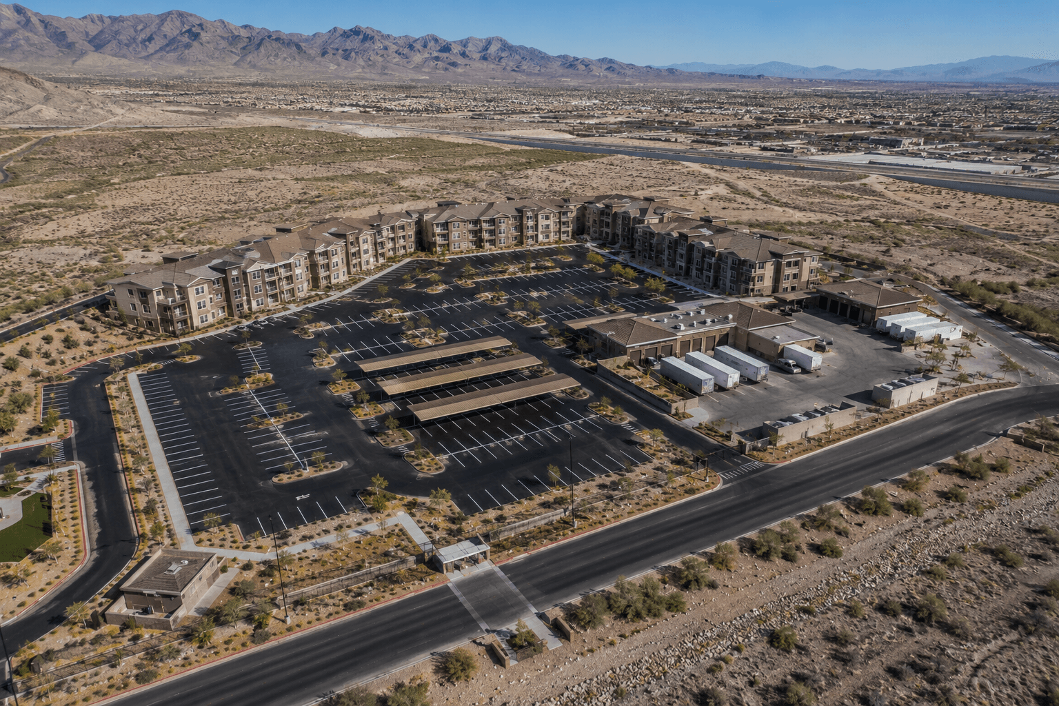 Commercial asphalt paving contractor serving parking lots across Nevada state