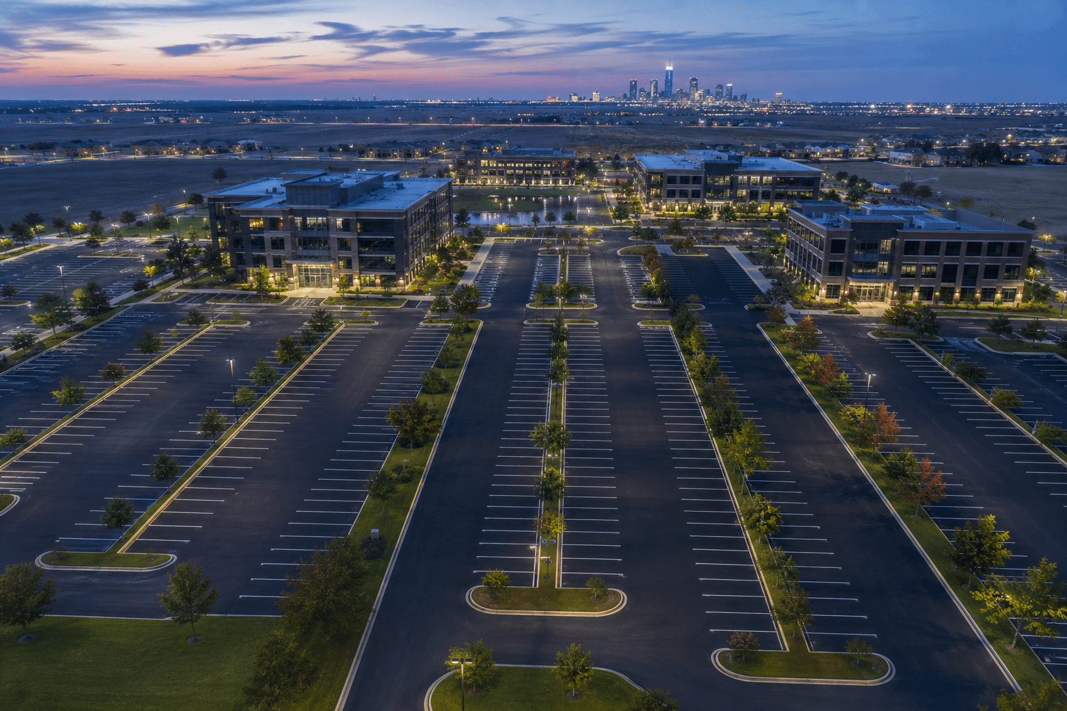 Commercial asphalt paving contractor serving parking lots across Oklahoma state