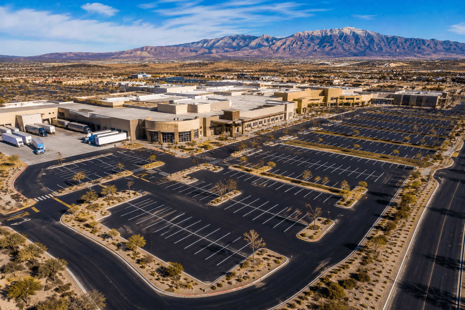 Commercial asphalt paving contractor serving parking lots across Clovis, New Mexico