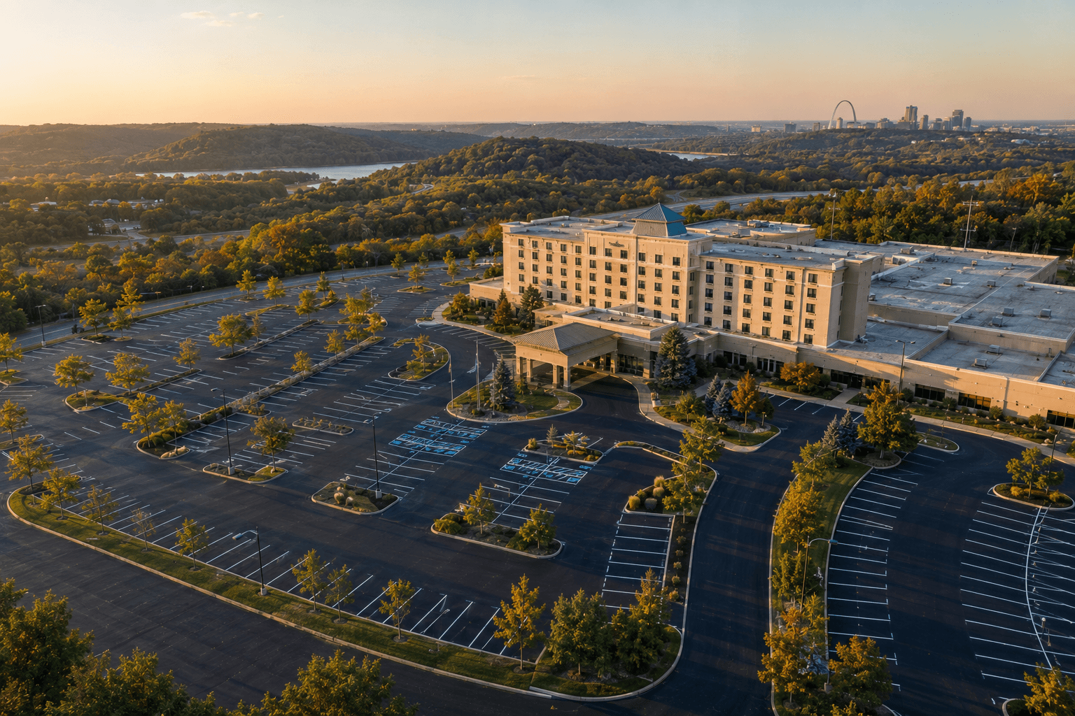 Commercial asphalt paving contractor serving parking lots across Missouri state