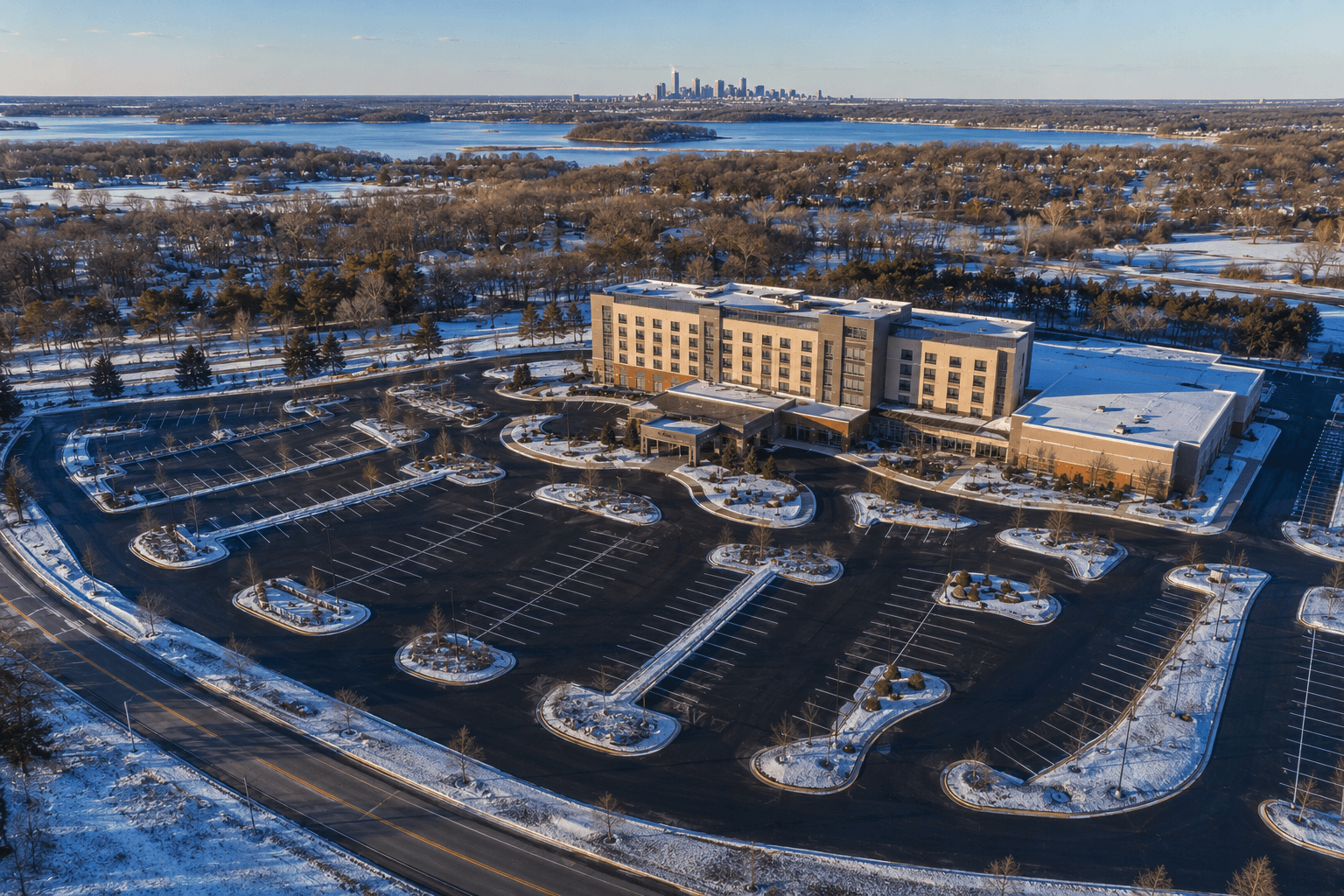 Commercial asphalt paving contractor serving parking lots across Eagan, Minnesota