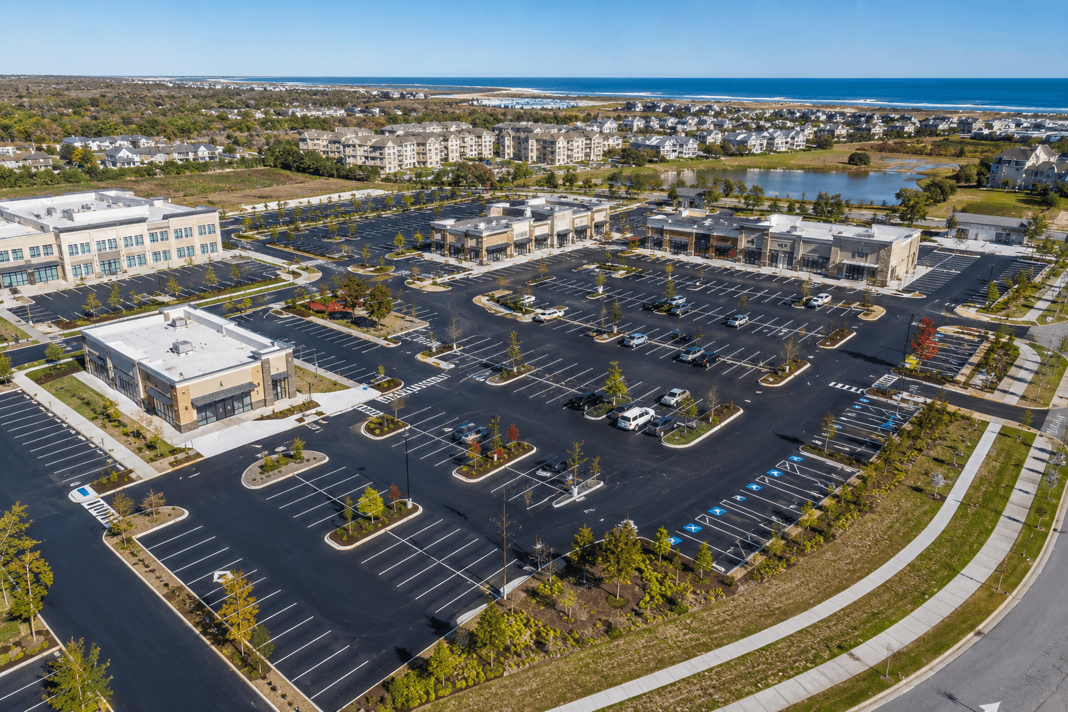 Commercial asphalt paving contractor serving parking lots across Middletown, Delaware