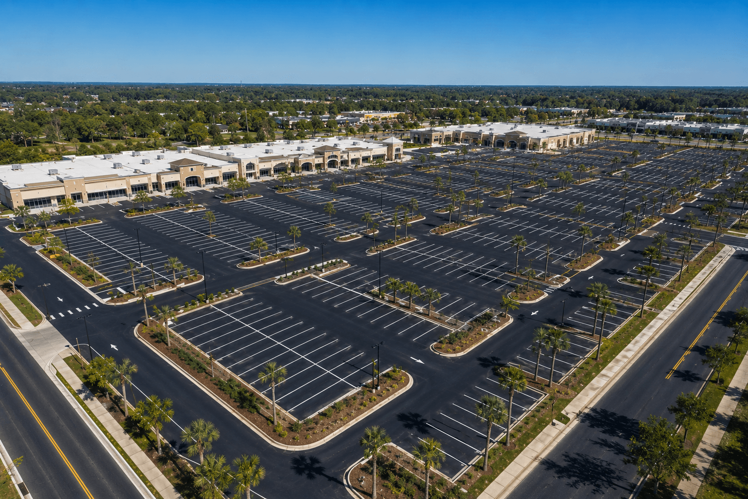 Commercial asphalt paving contractor serving parking lots across Georgia state