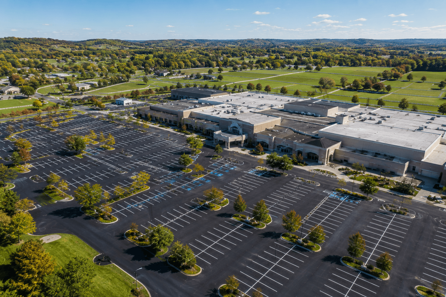 Commercial asphalt paving contractor serving parking lots across Kentucky state